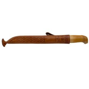 VTG Rapala J Marttiini Fillet Knife Leather Sheath Fixed Stainless Blade Finland